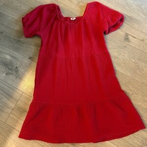 Beachlunchlounge dress, red